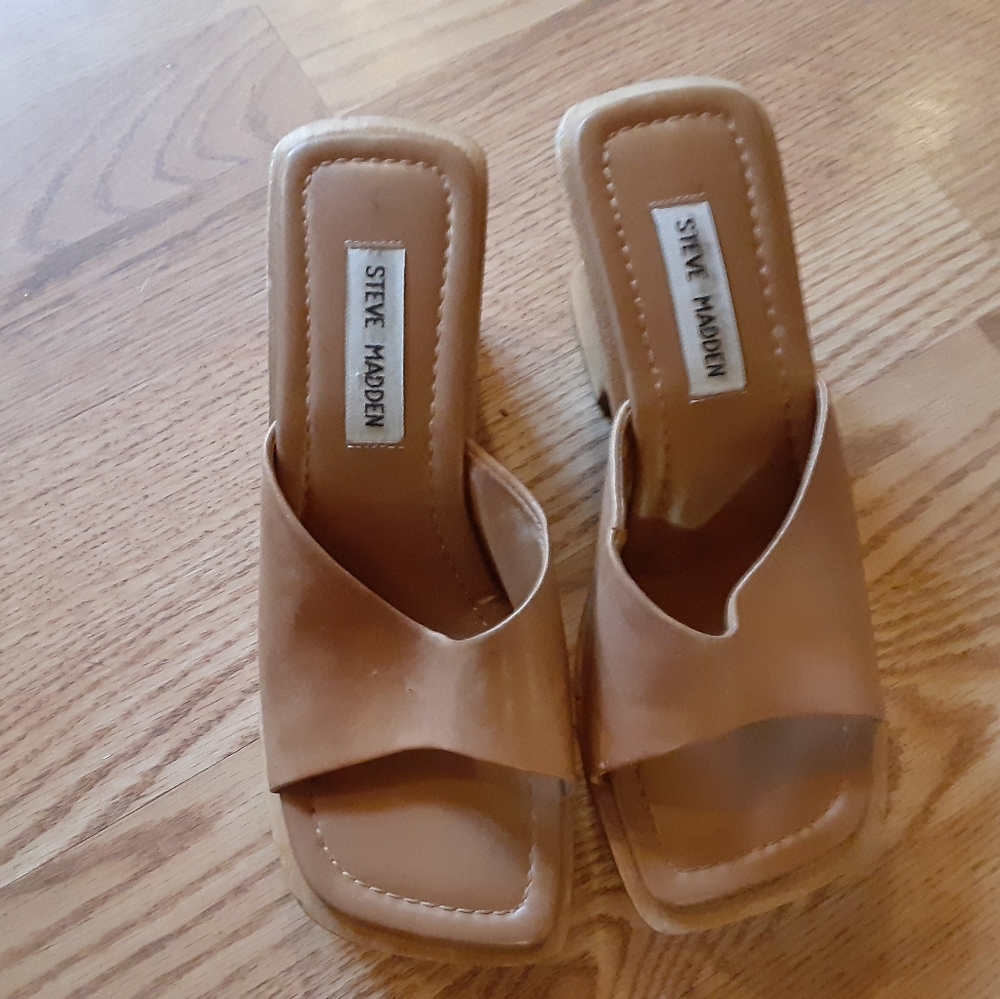 Steve madden brown heels